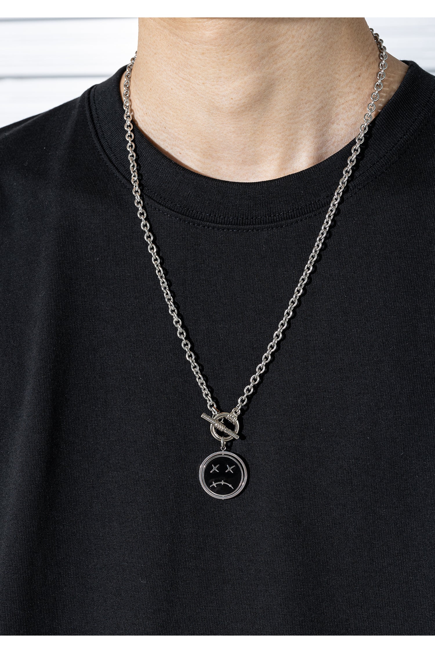 DOUBLE DIEBOY ANCHOR CHAIN NECKLACE