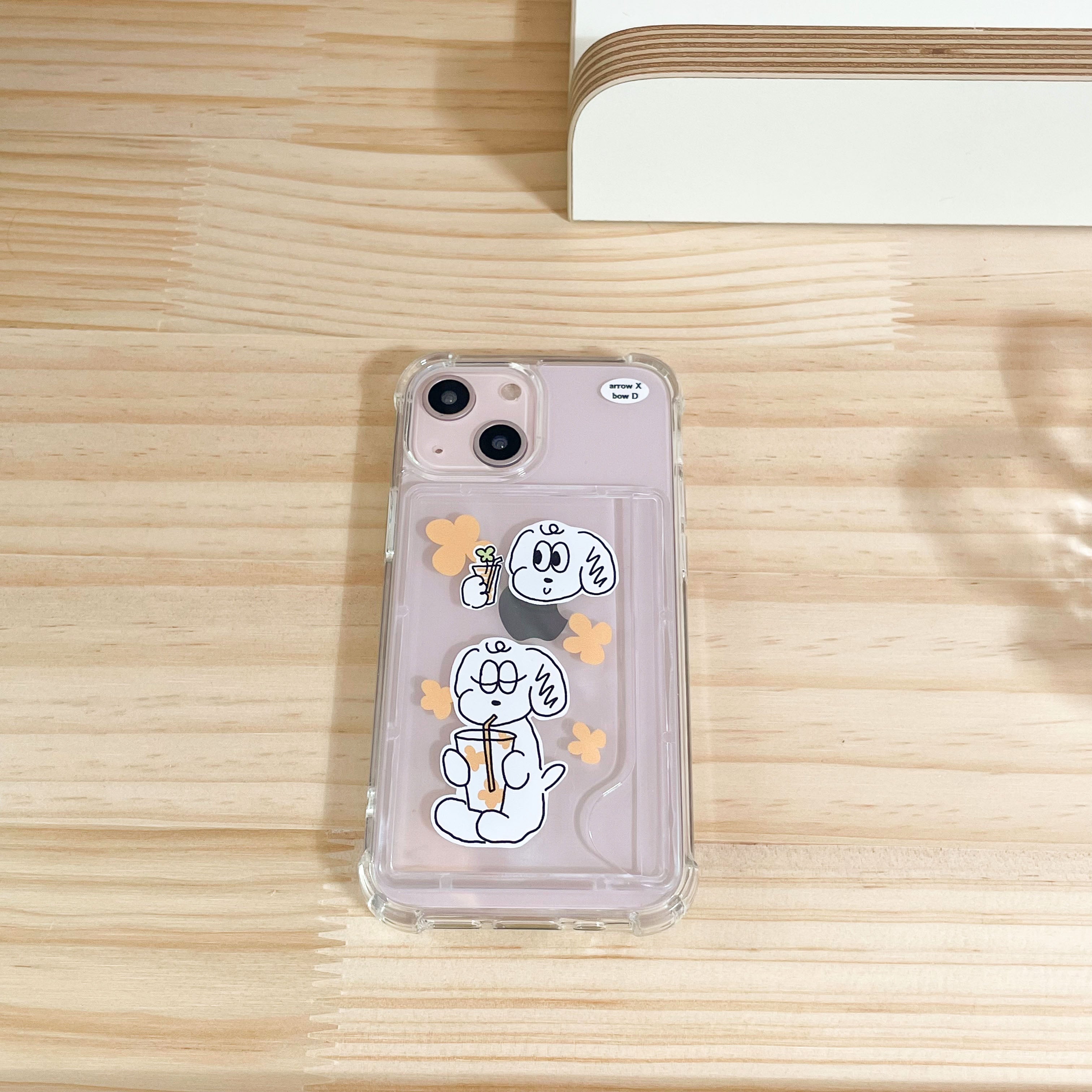 Flower Juice Puppy card jelly hard case