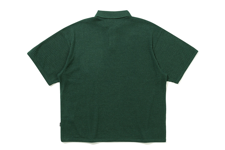 MINIMAL LOGO KNIT POLO_GREEN