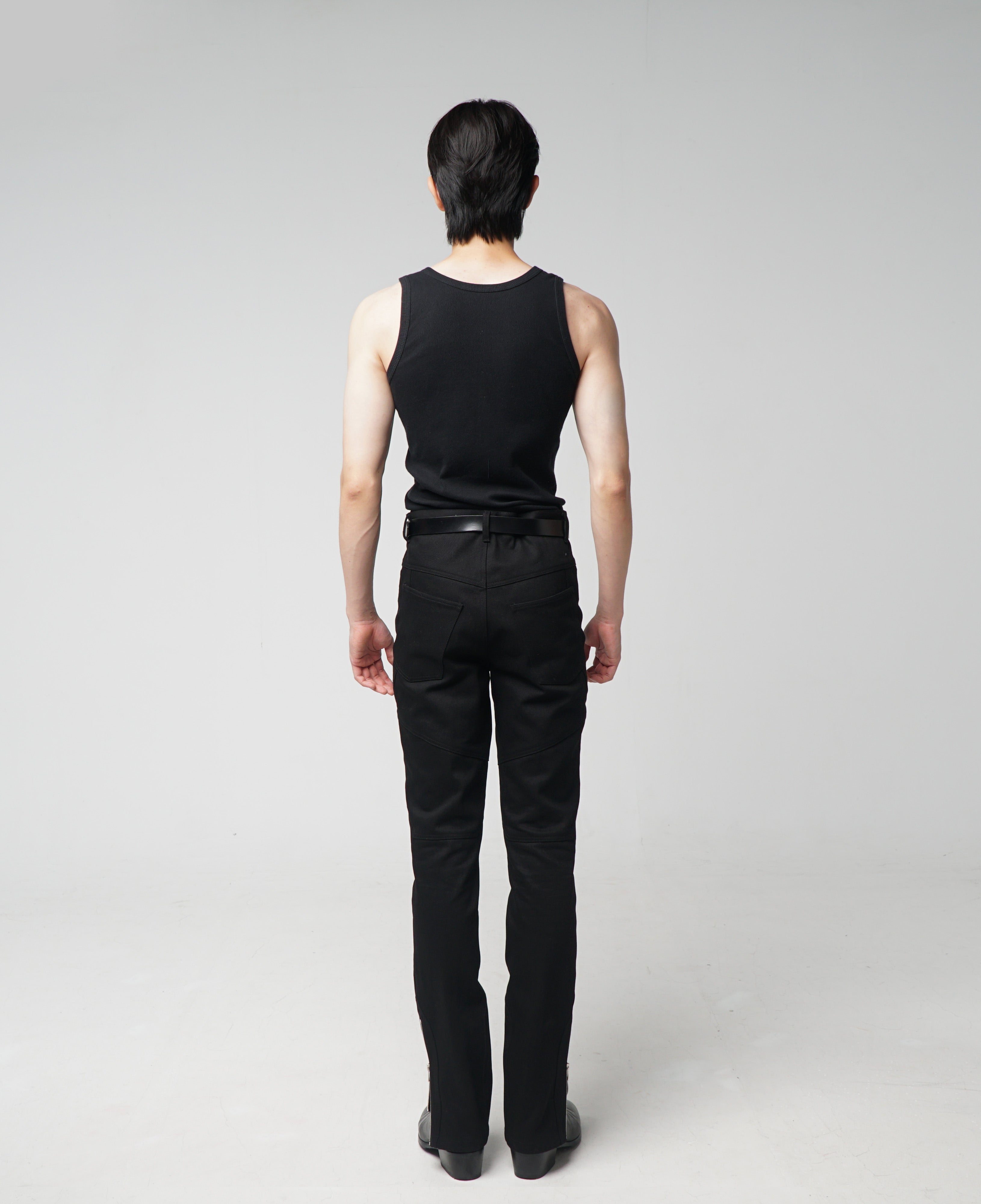 DARK KNIGHT SEMI SLIM JEANS IN BLACK DENIM (TURKIYE FABRIC)