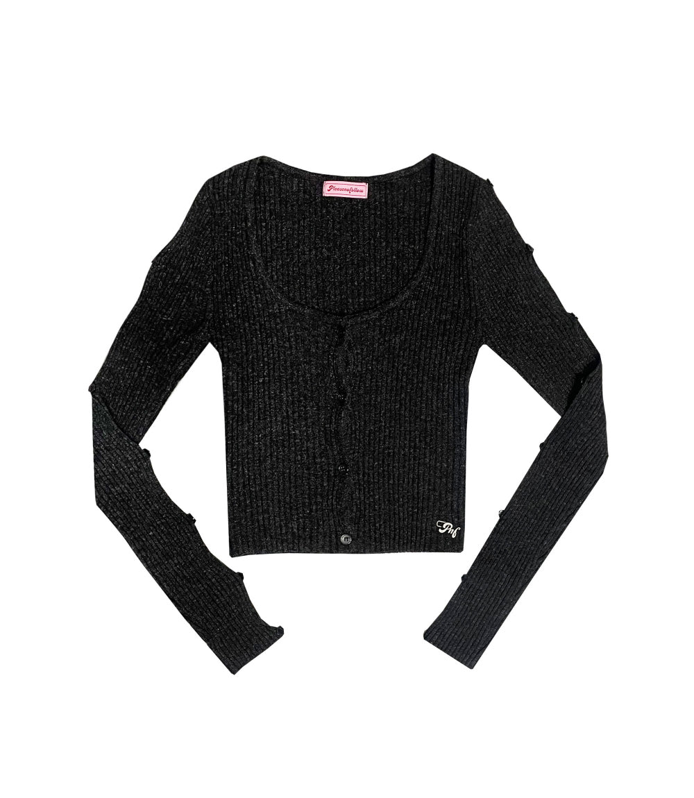 PNF made Mov button knit top