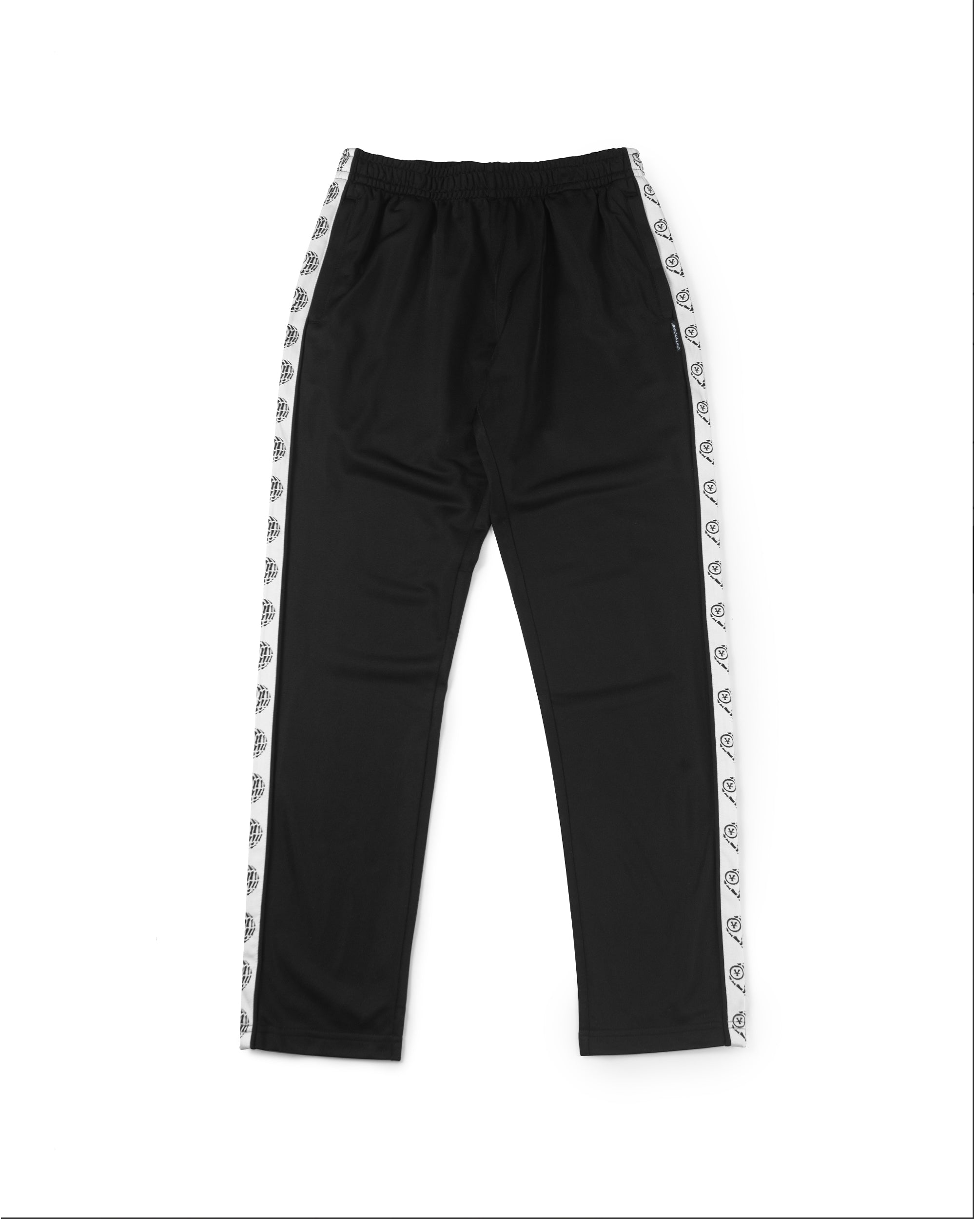 Striped Track Pants - Black