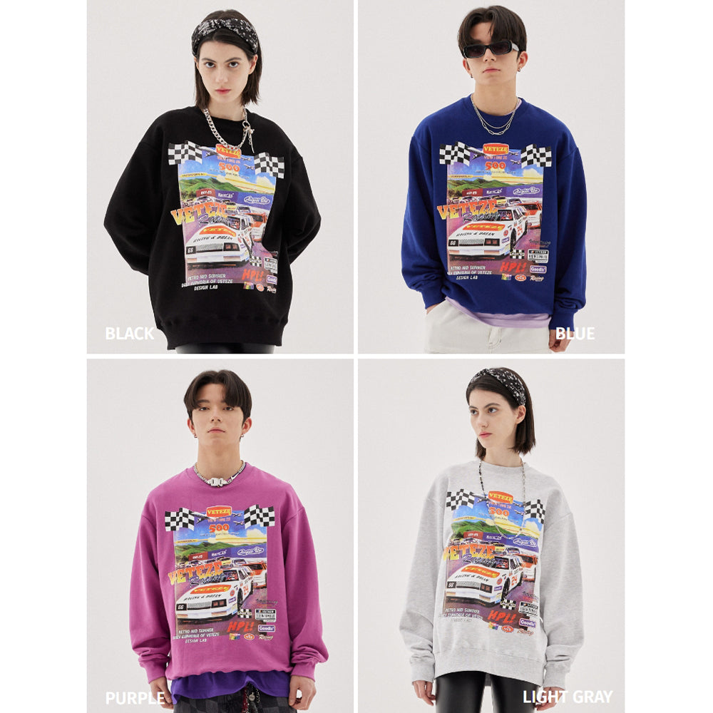 Classic Racing Sweatshirt (4 color)