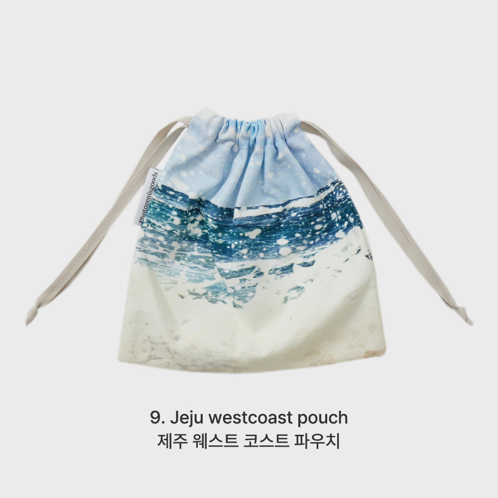 Jeju, Gangwondo, Swiss, Japan printing pouch 9 design