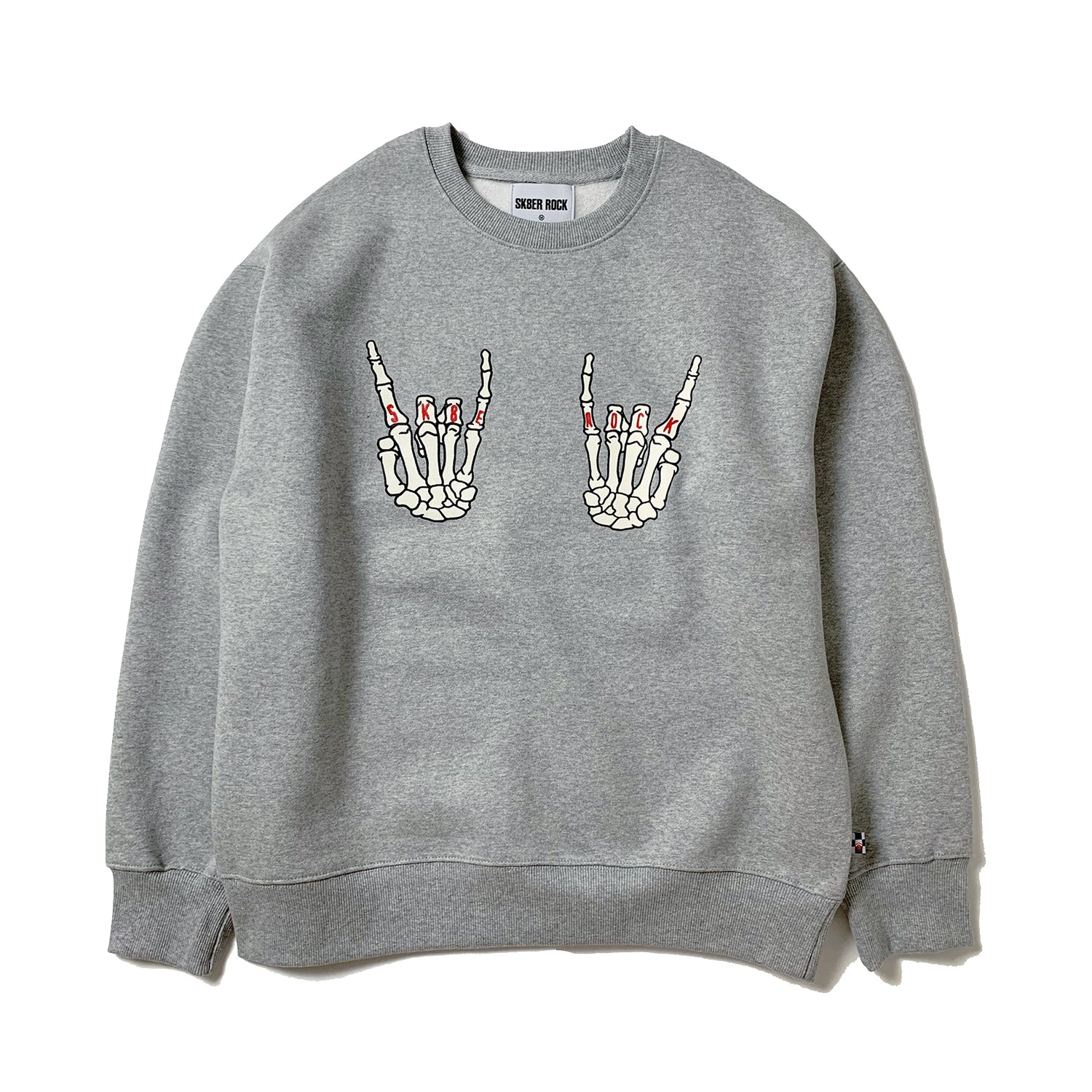 HAND SIGN SWEAT SHIRT GRAY