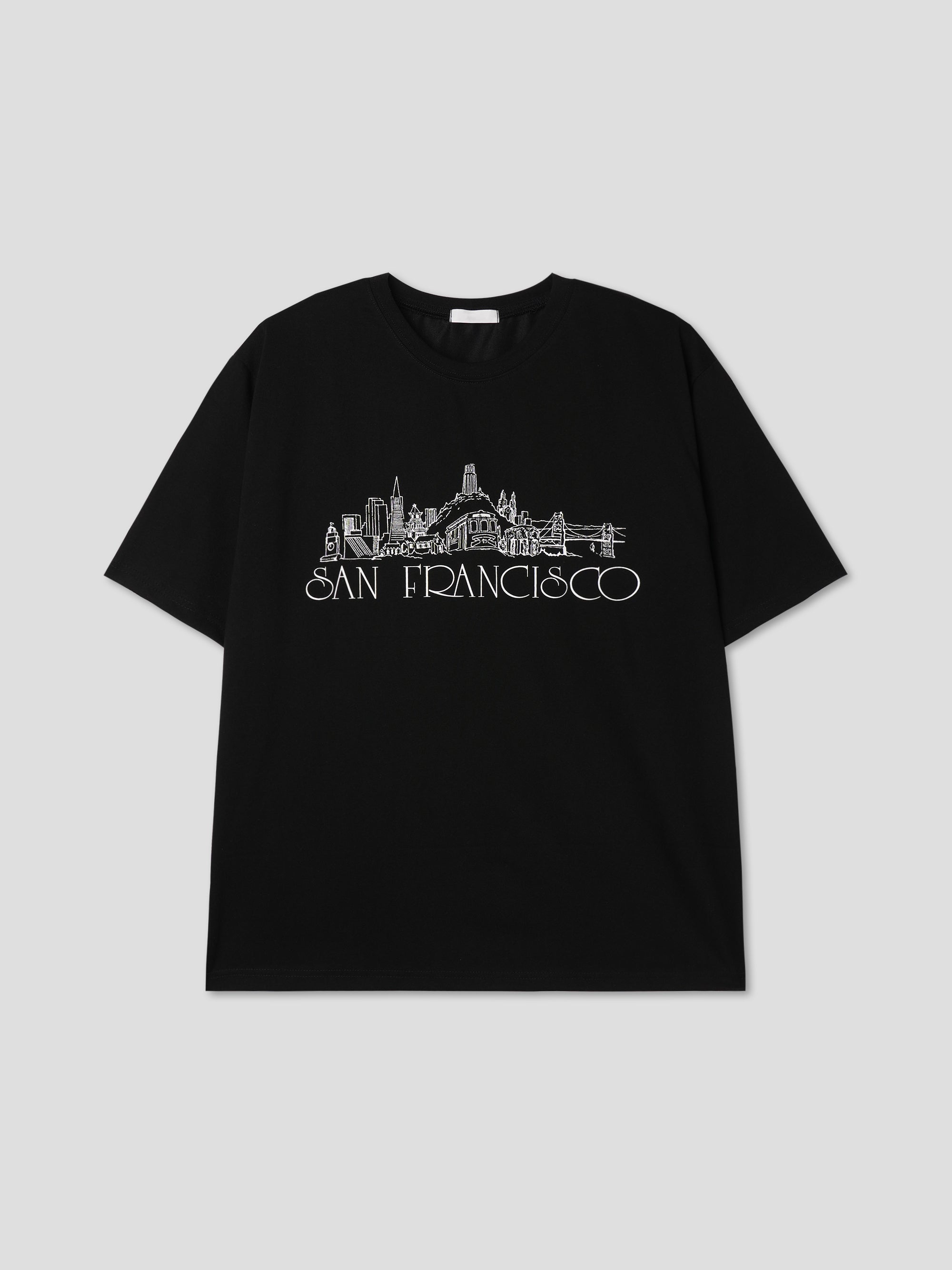 S.F city half-sleeves 3color