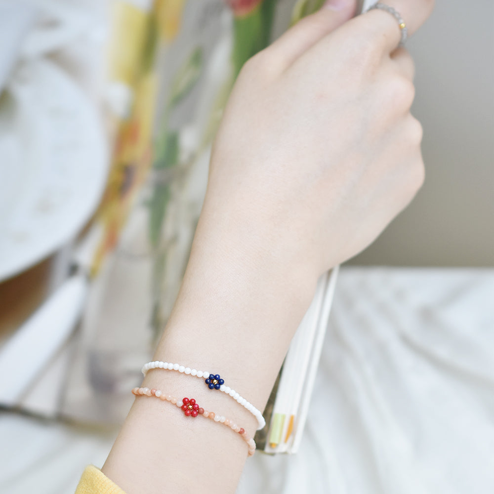 CUTIE FLOWER BEADS BRACELET