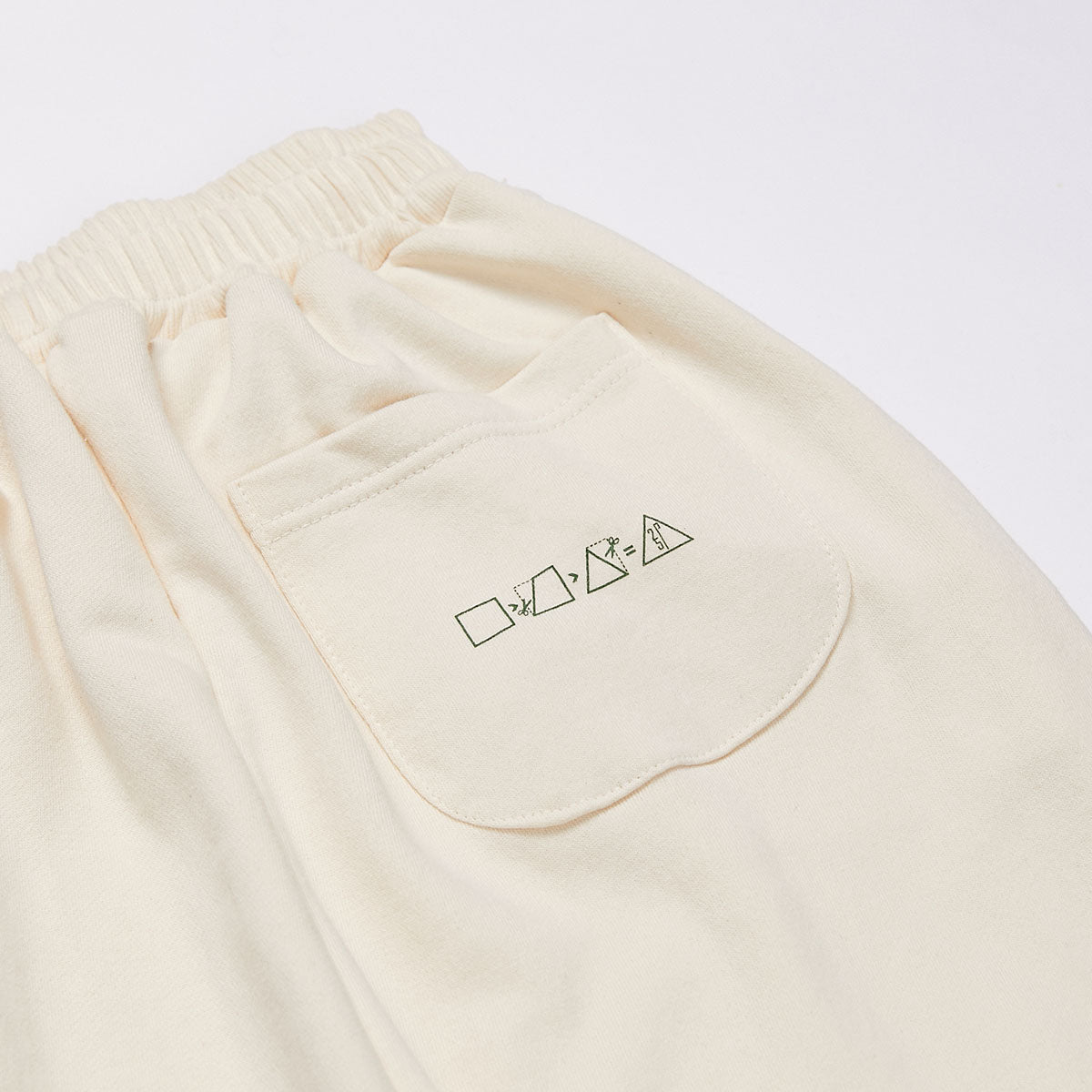 25P SENSE LOGO SWEAT PANTS_CREAM