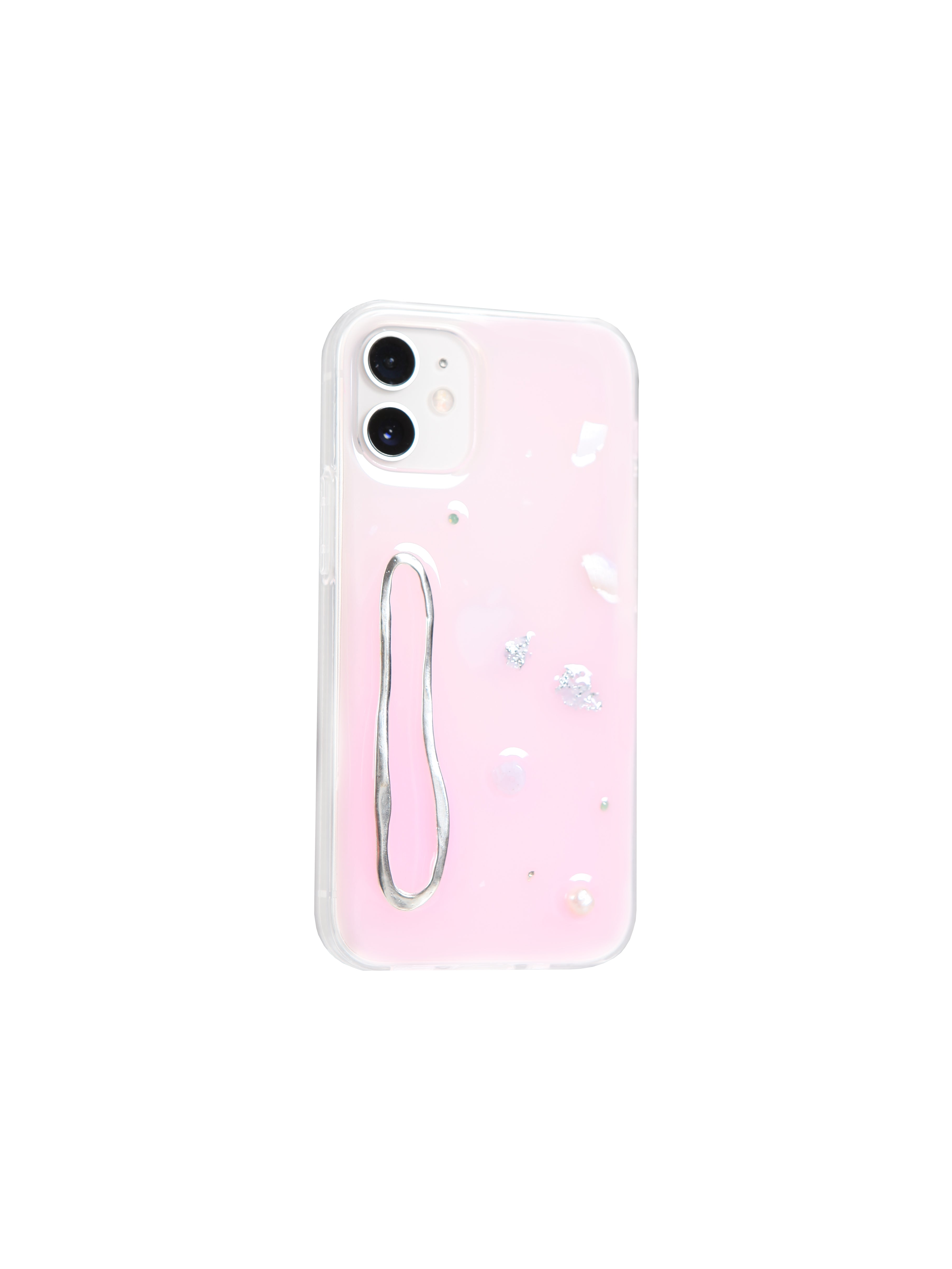 fog pink iphone resin case