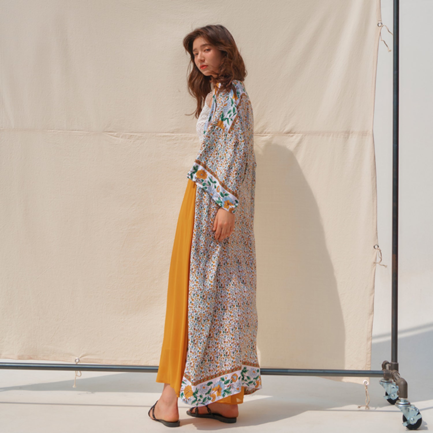 Desert Bloom Long Robe