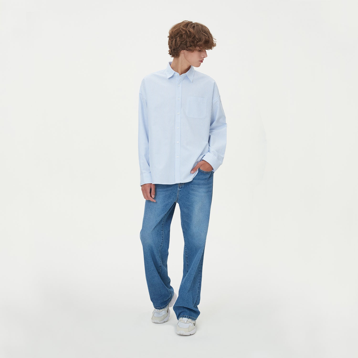STANDARD OVER-FIT OXFORD SHIRTS_STRIPE