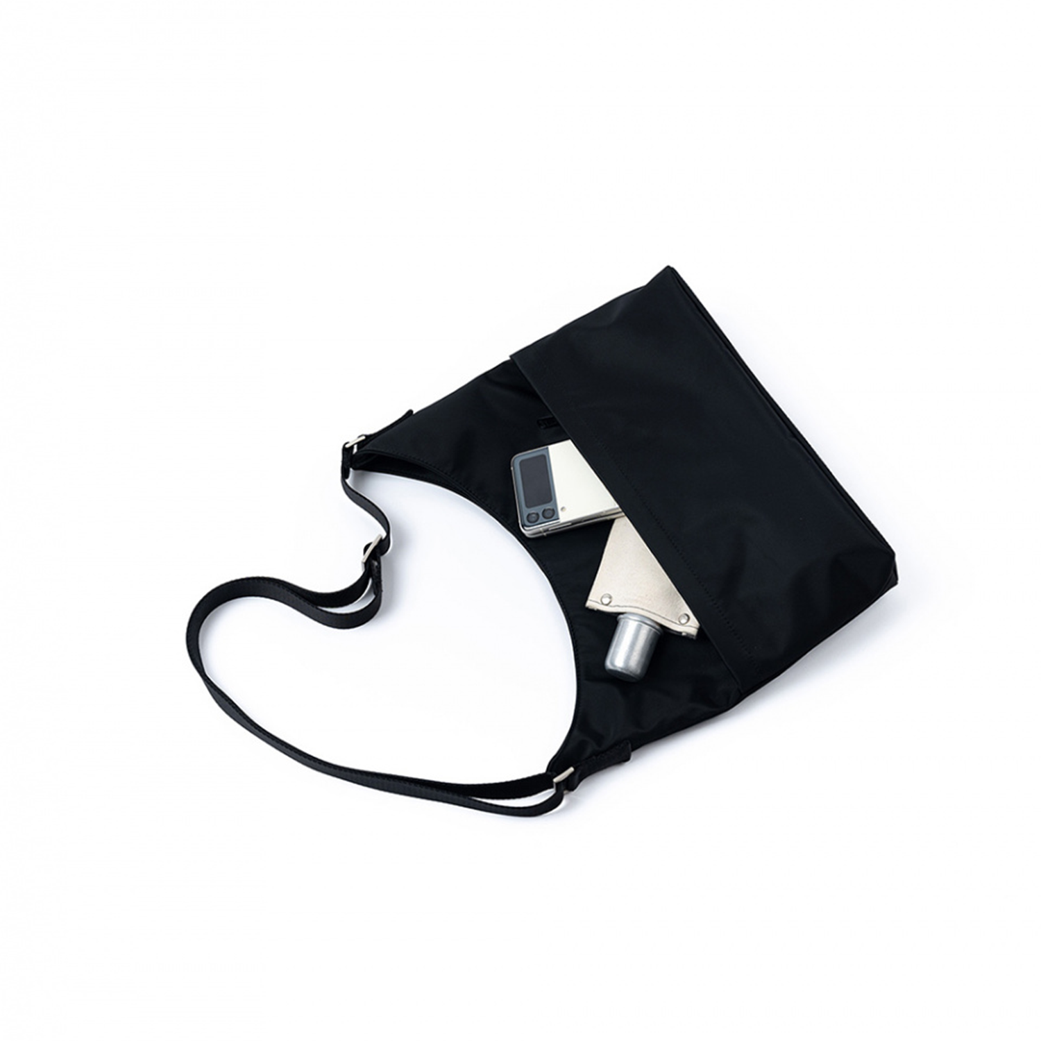 Ark Pocket Messenger Bag S (Grey)