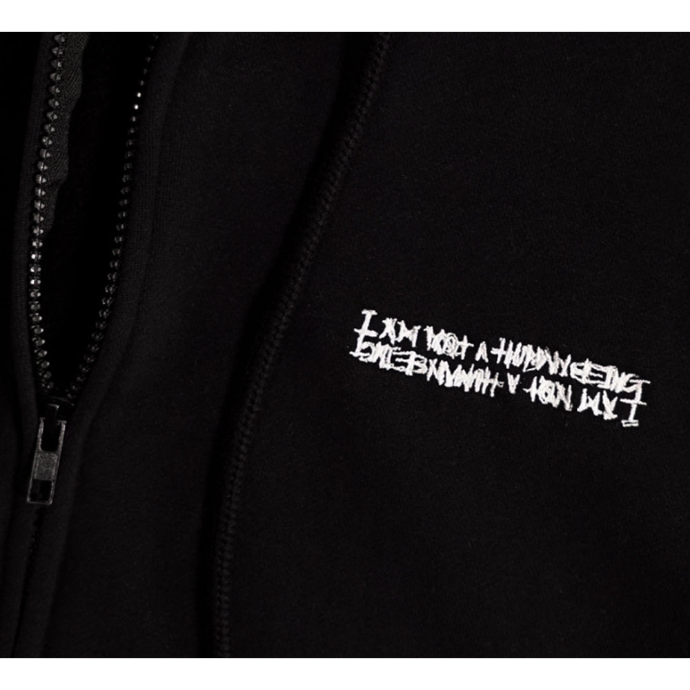 Basic Logo Zip-up Hoodie (3color)