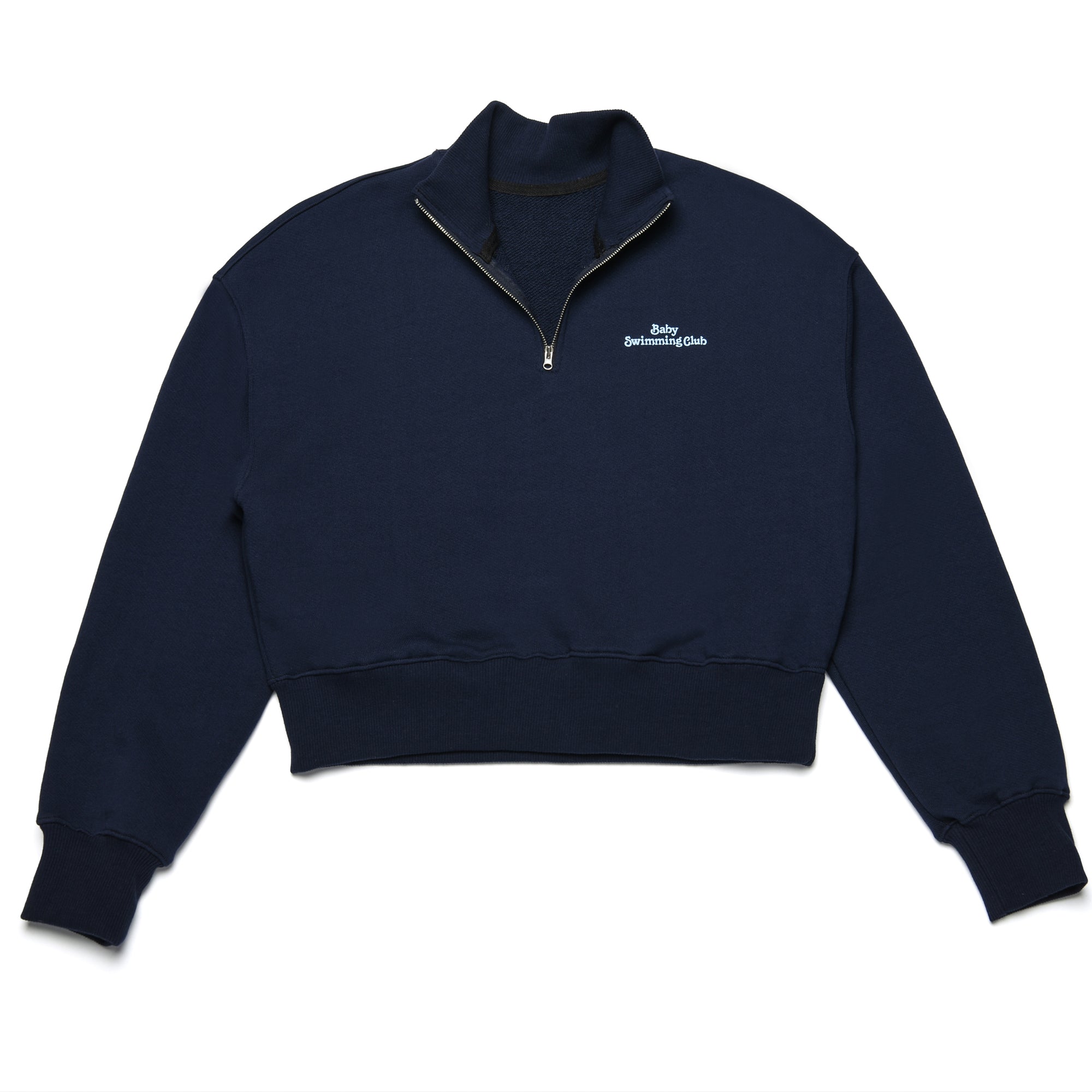 [Call me baby] Baby Swimming Club Half-Zip Pullover (Navy)