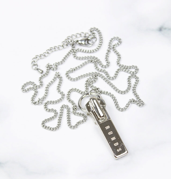 zipper pendant necklace