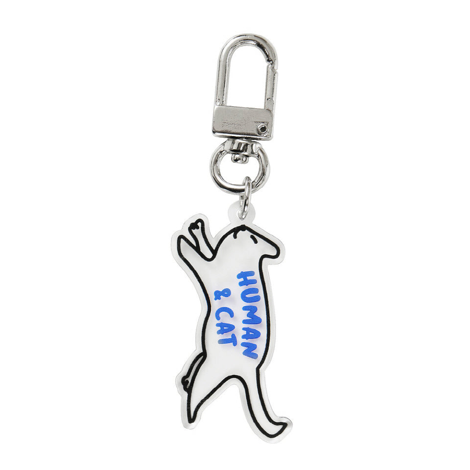 RUNNING CAT KEY RING