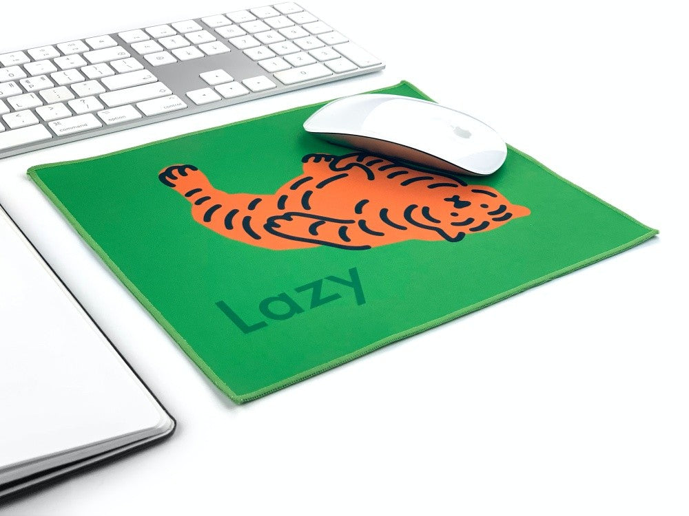 LAZY TIGER MOUSE PAD