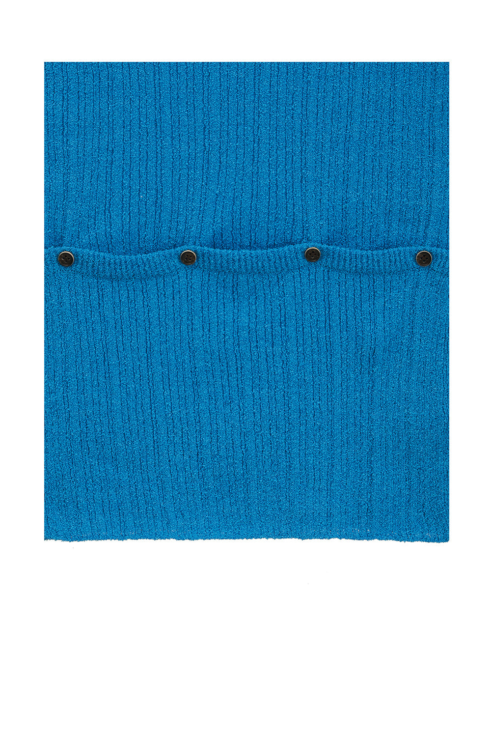 TWO WAY RIBBED ASYMMETRIC KNIT TOP (MARINE BLUE)