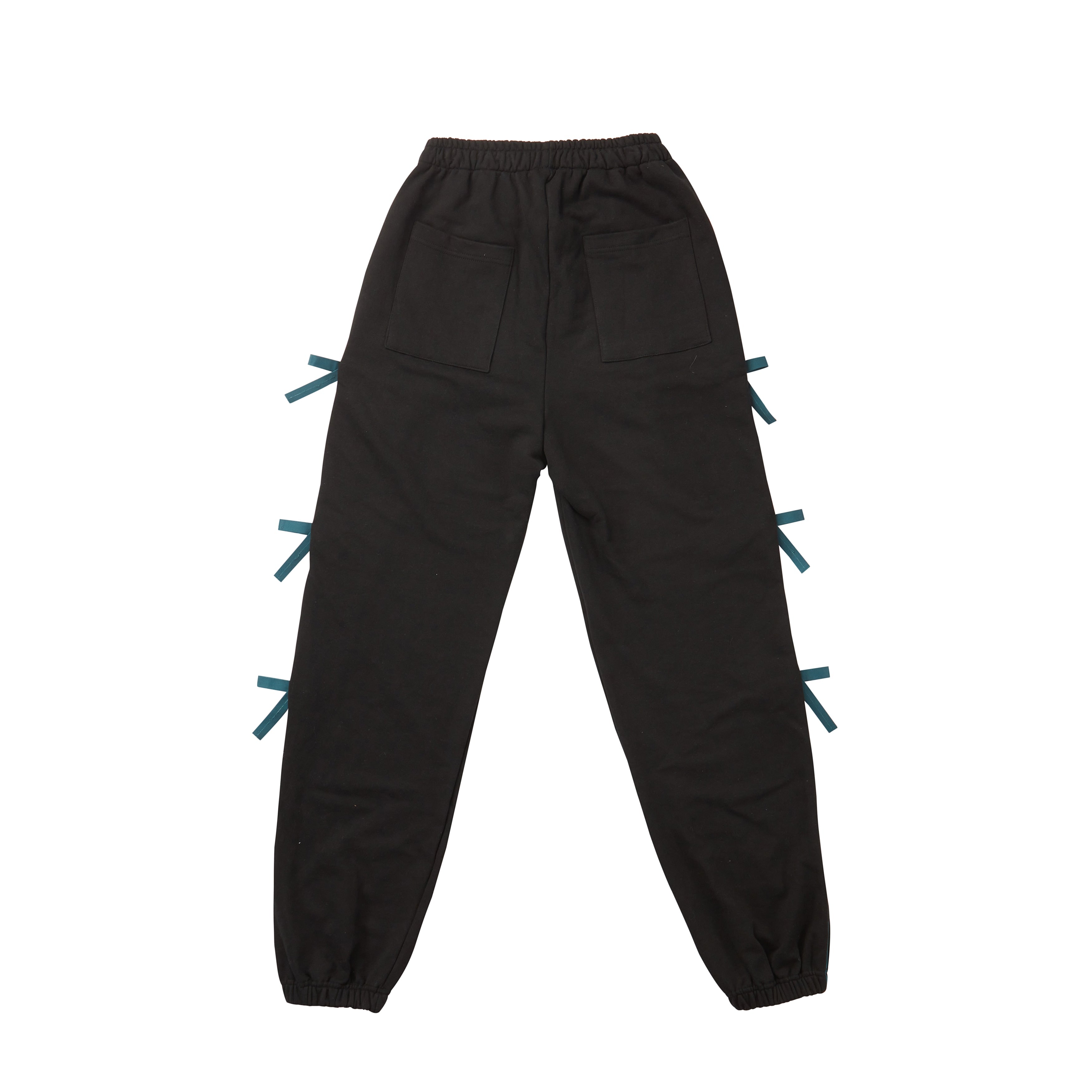 Ribbon Jogger Pants(blue-Green)