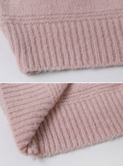 Natural Soft Wool Round Knit (4color)