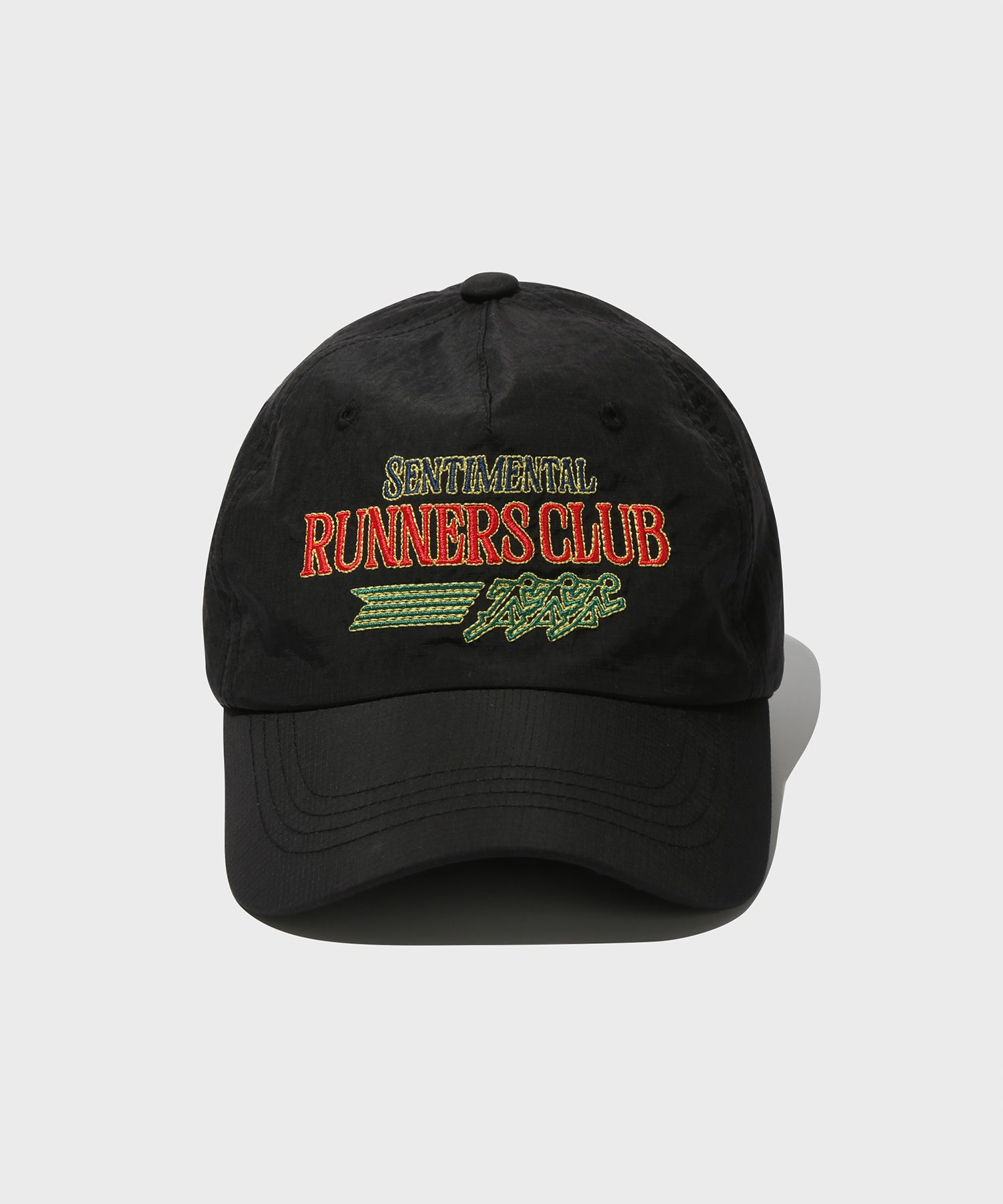 Runner's Club Nylon Cap (Black)