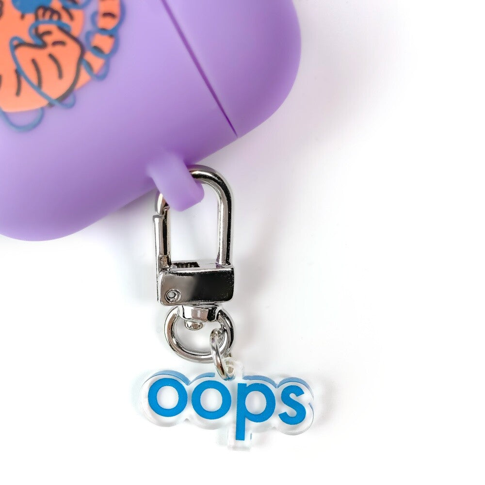 OOPS TYPOGRAPHY KEY RING