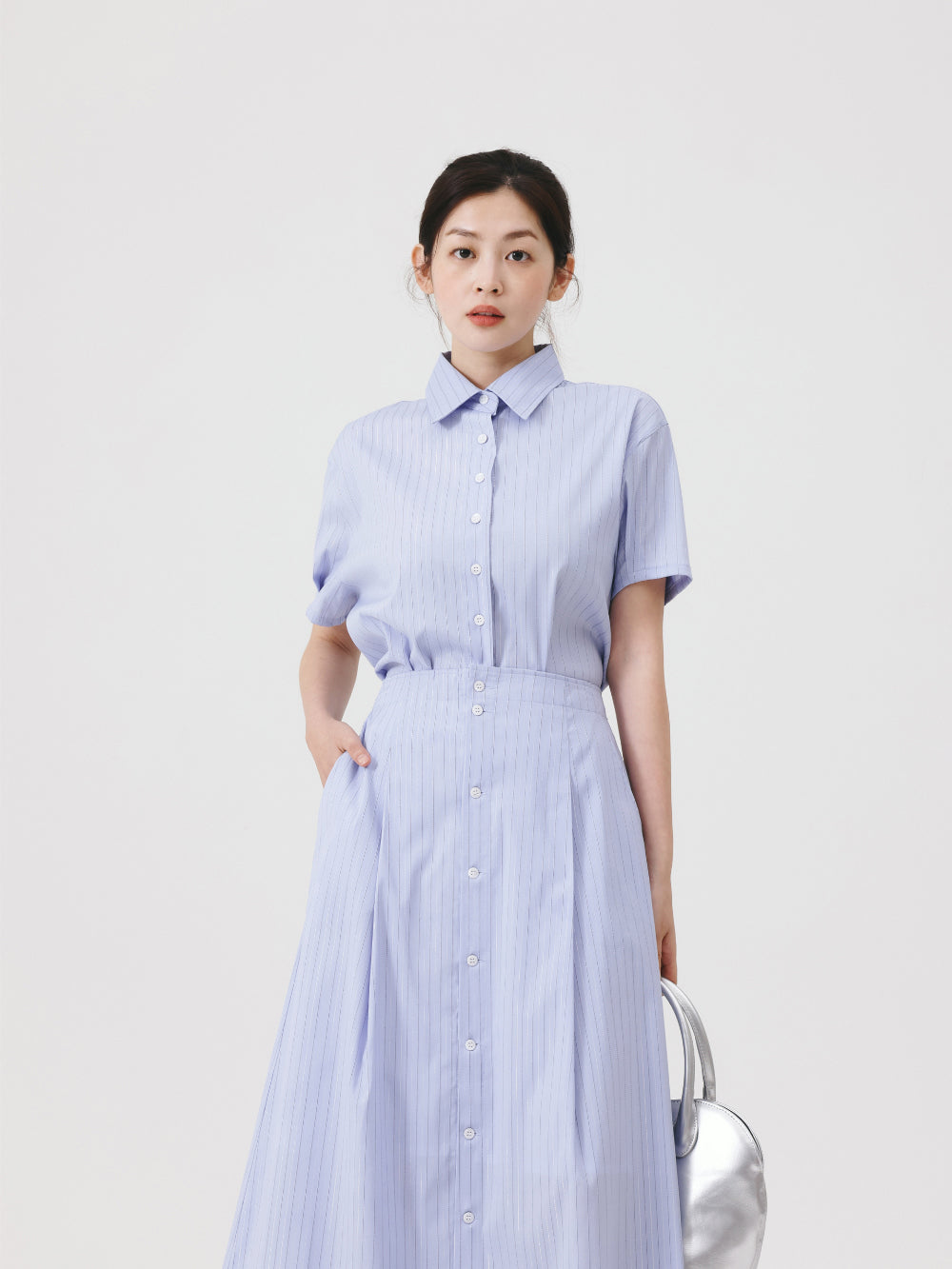 LONG SHIRTS SKIRT (2color)