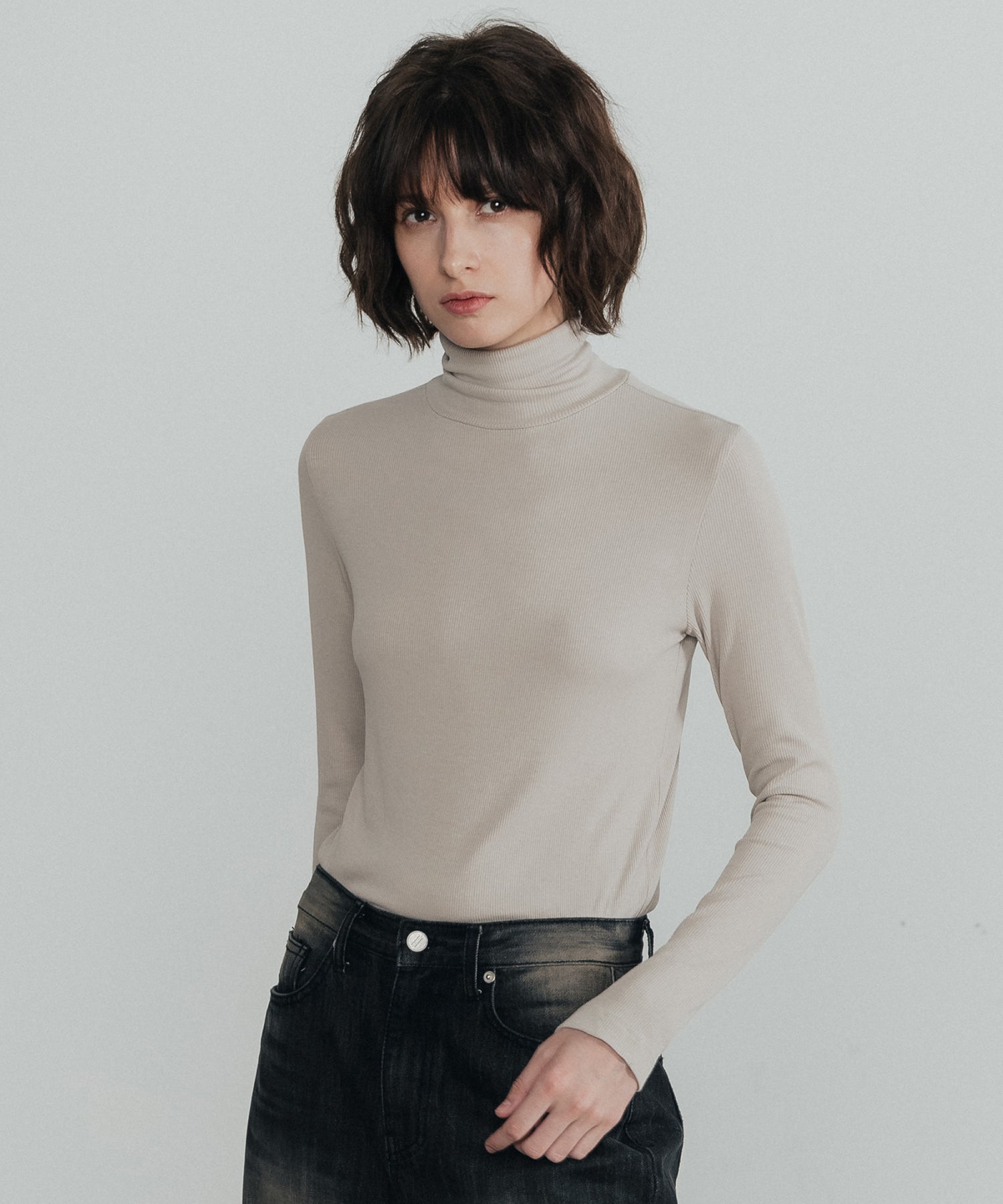 Happiness Soft Turtleneck_Beige