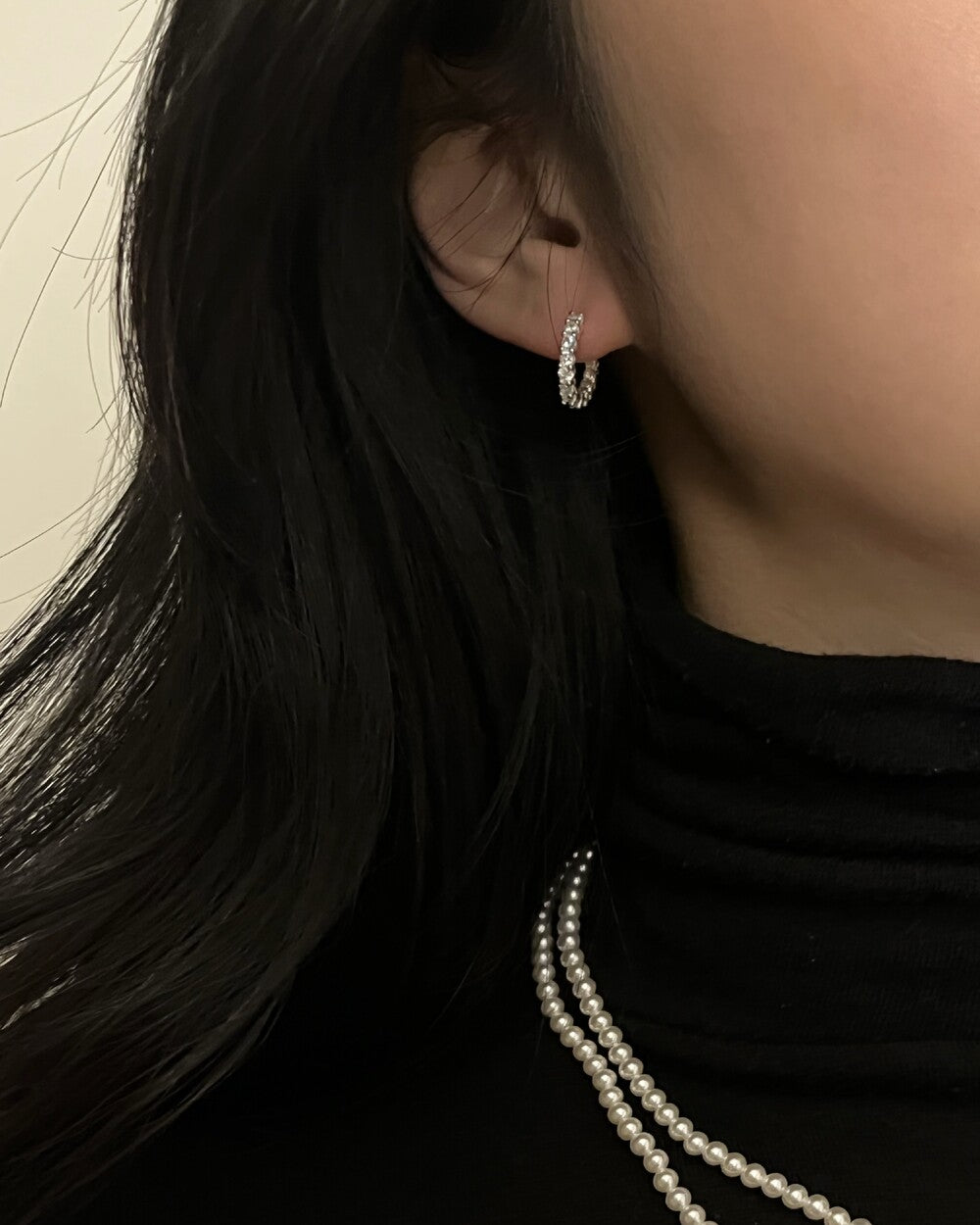 (silver925) glor earring