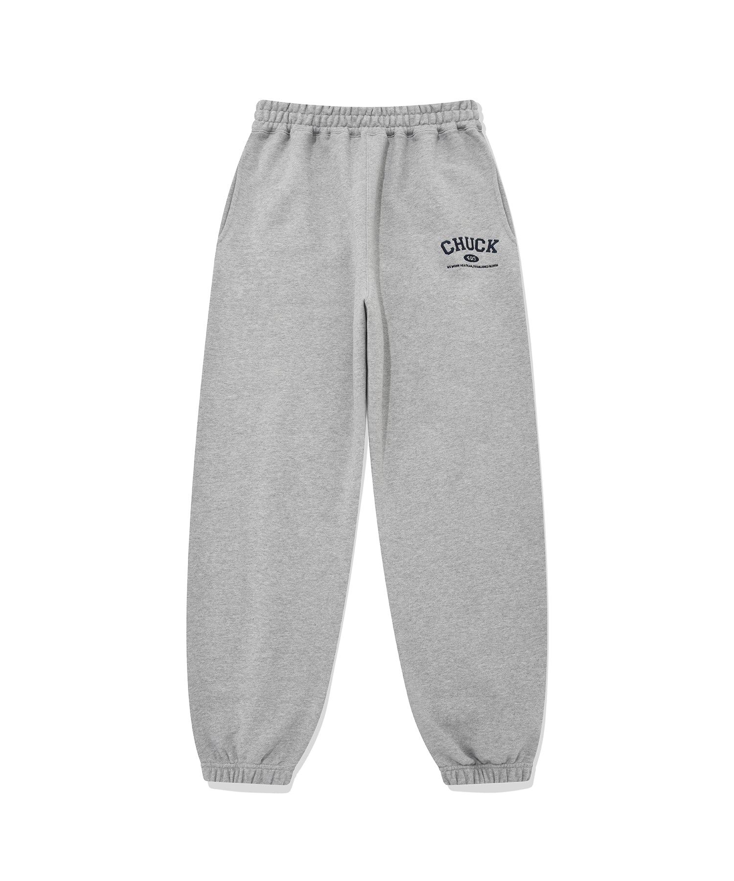 CHUCK スモールアーチロゴジョガーパンツ / CHUCK SMALL ARCH LOGO JOGGER PANTS (GRAY)