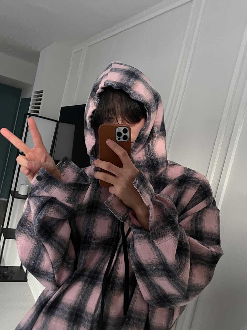 2 Low Hood Check Shirt (2color)