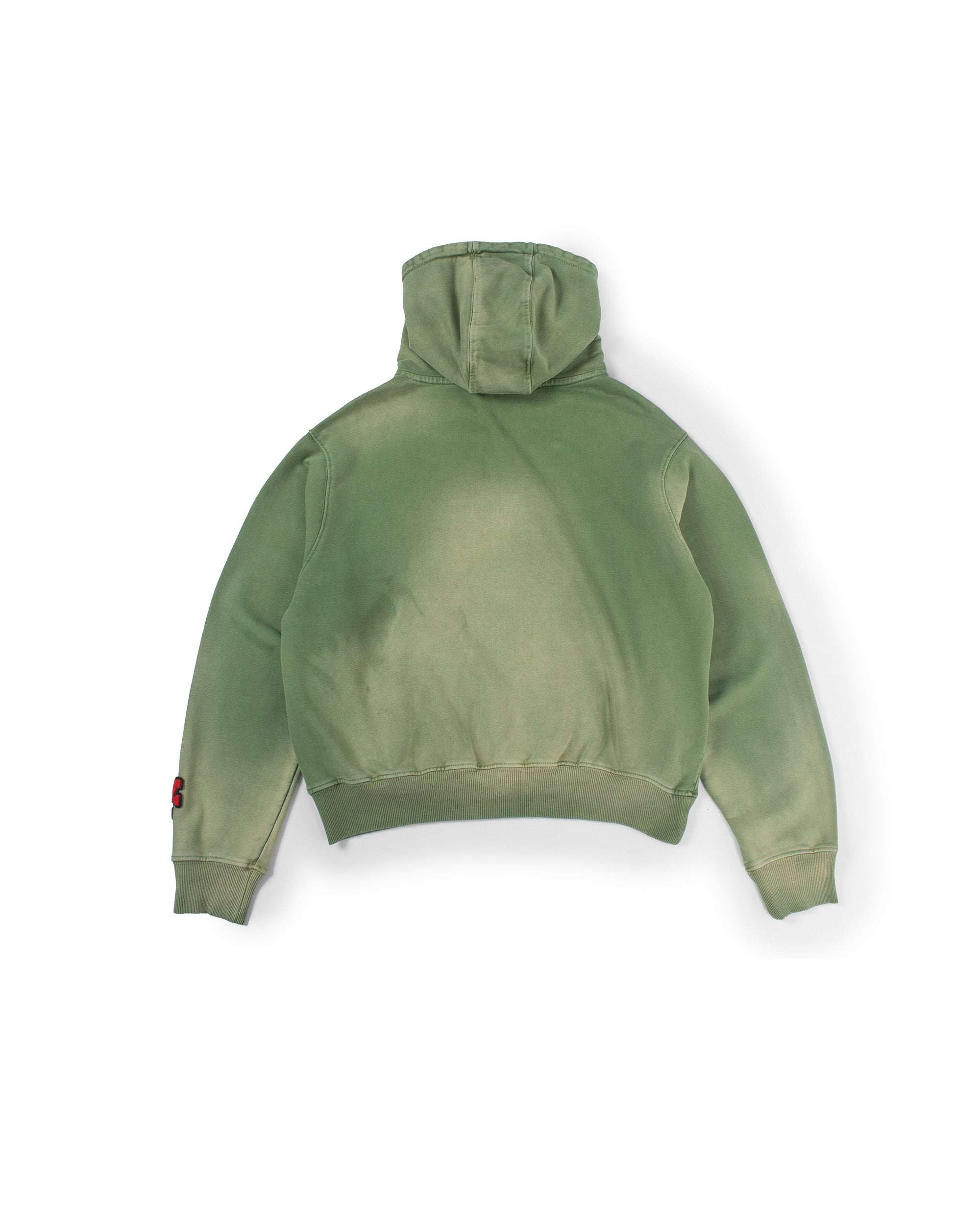 Logo Washed Hoodie - Green