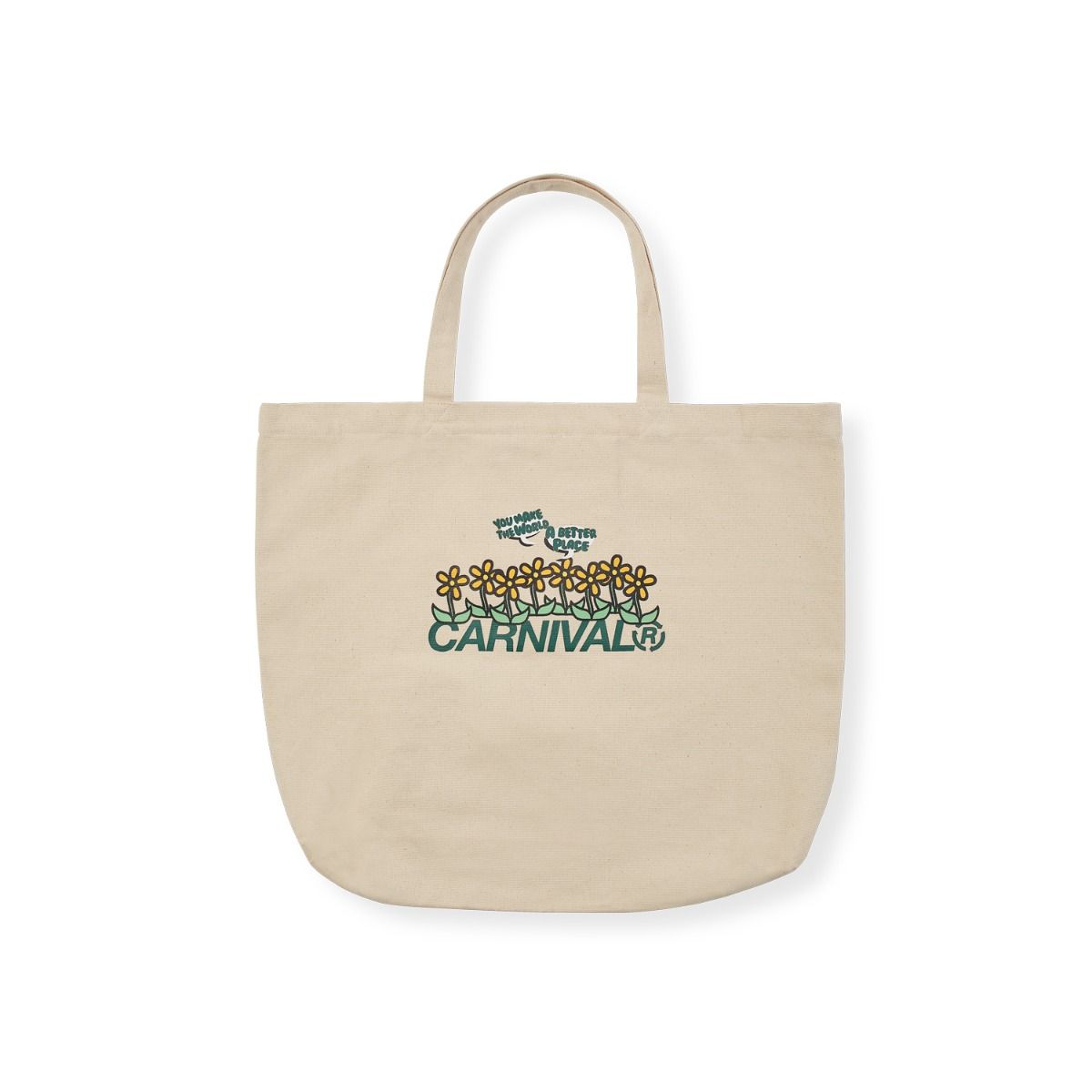 CARNIVAL X GREEN LABEL WORLD - TOTE CREAM