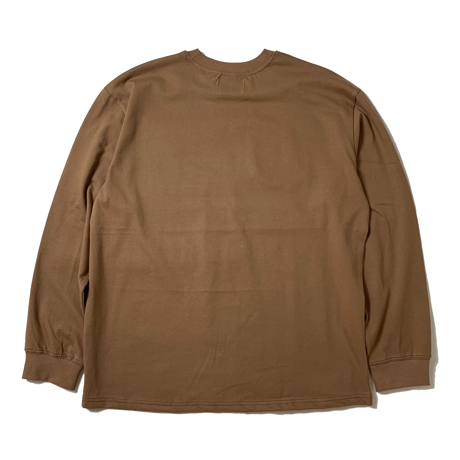 HOORAY LONG SLEEVE T-SHIRT LIGHT BROWN