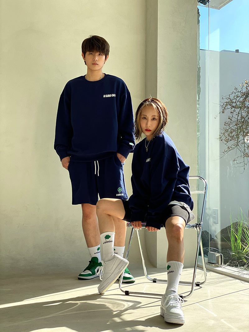 FLOVER MTM SWEAT SHIRTS (NAVY)