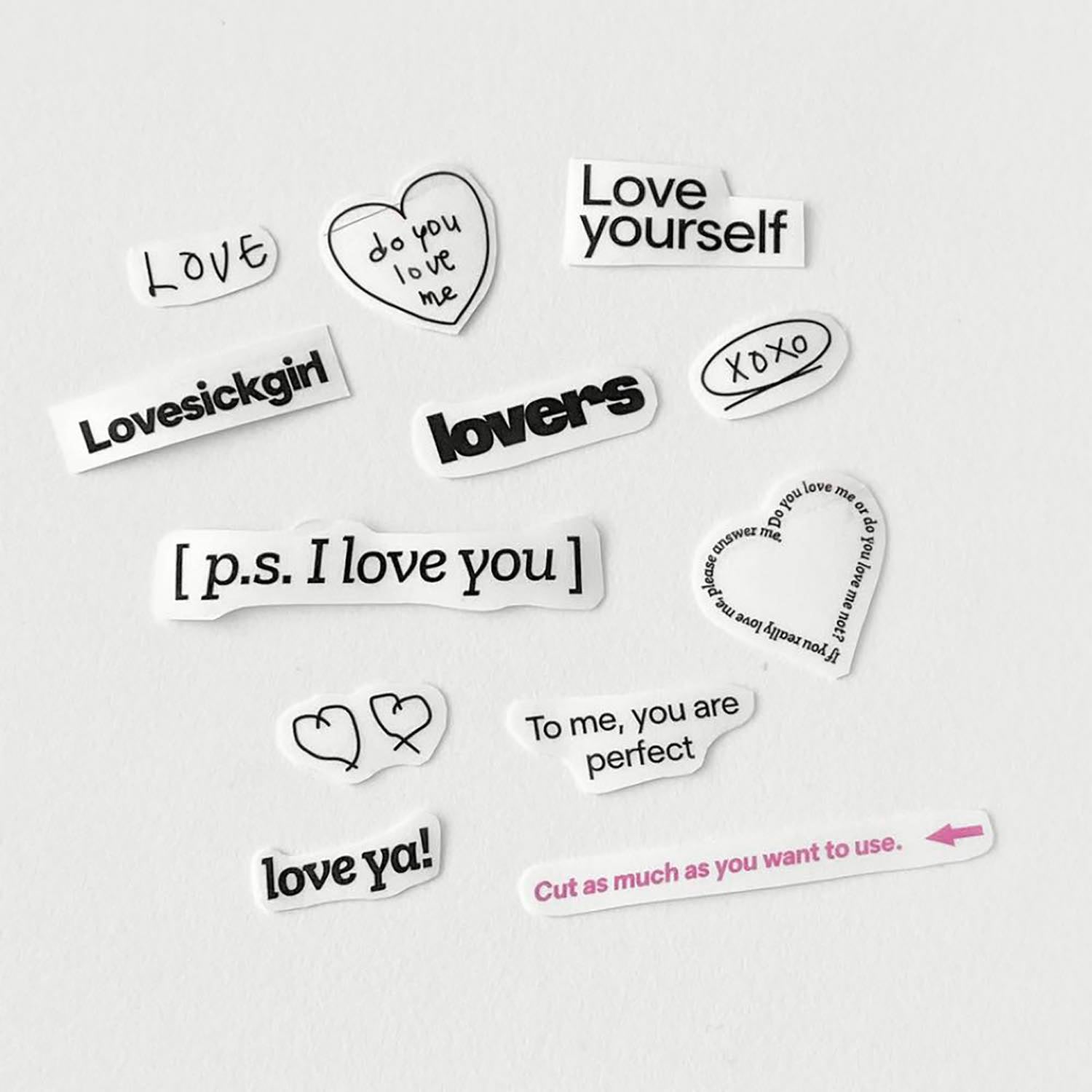 oab lovers pack / scrap sticker set