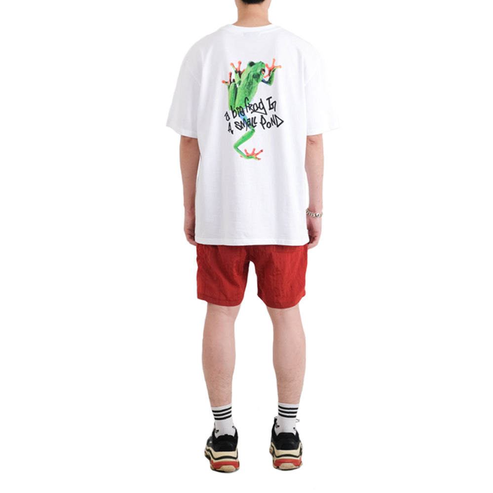 RED EYE FROG TEE white