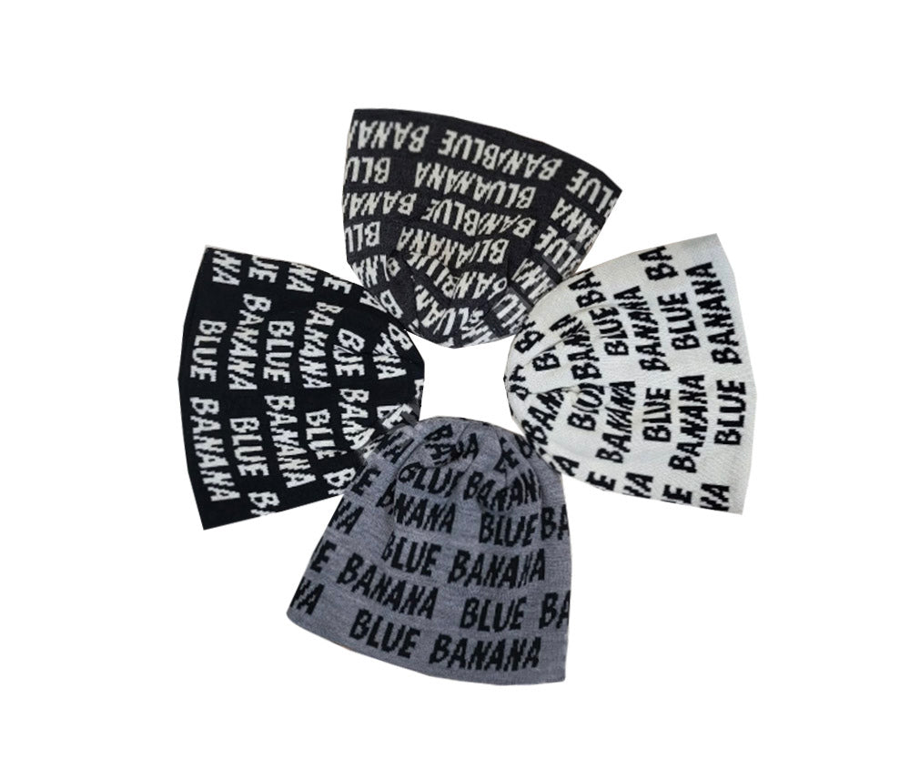 Blue banana beanie