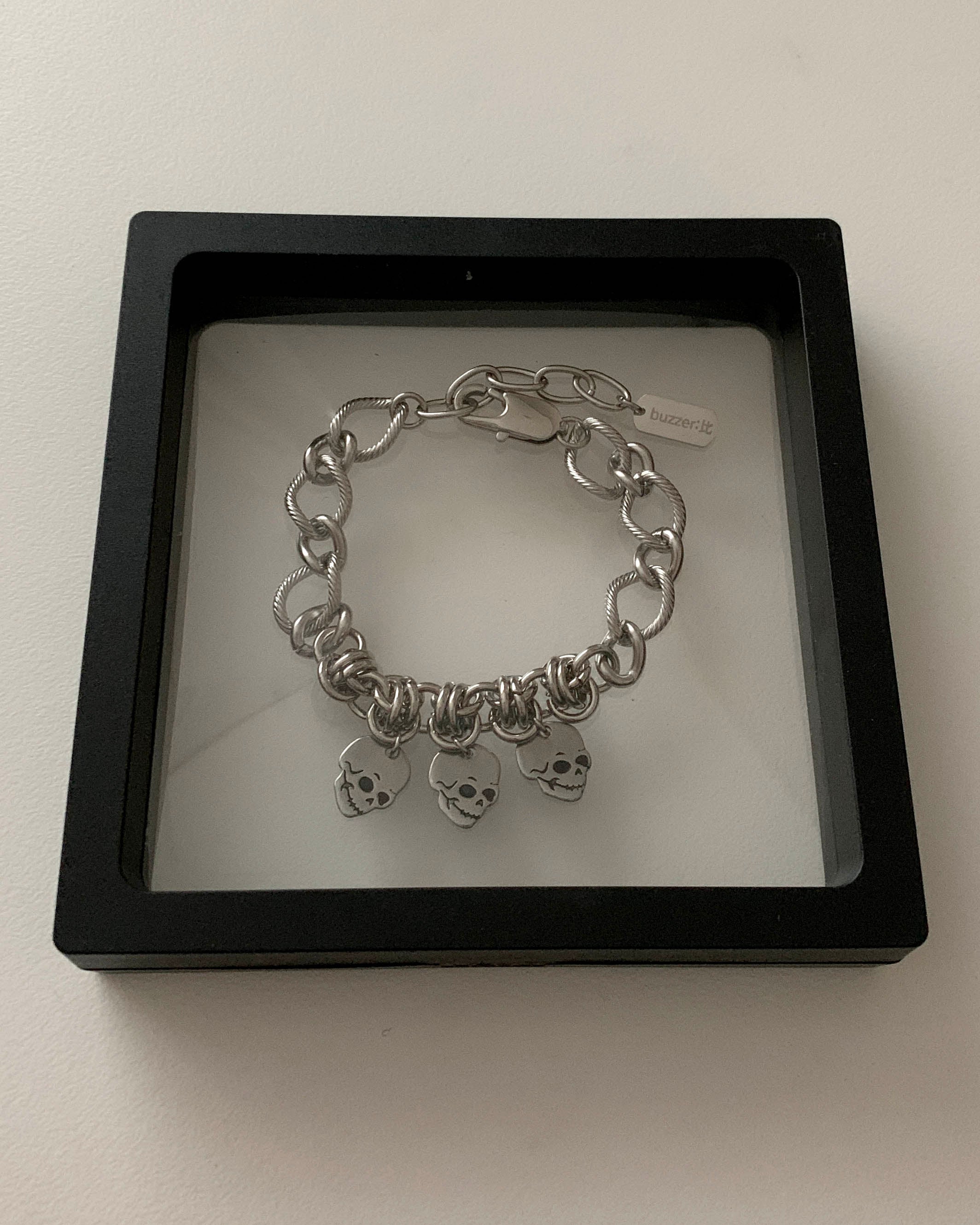 3 skull bracelet