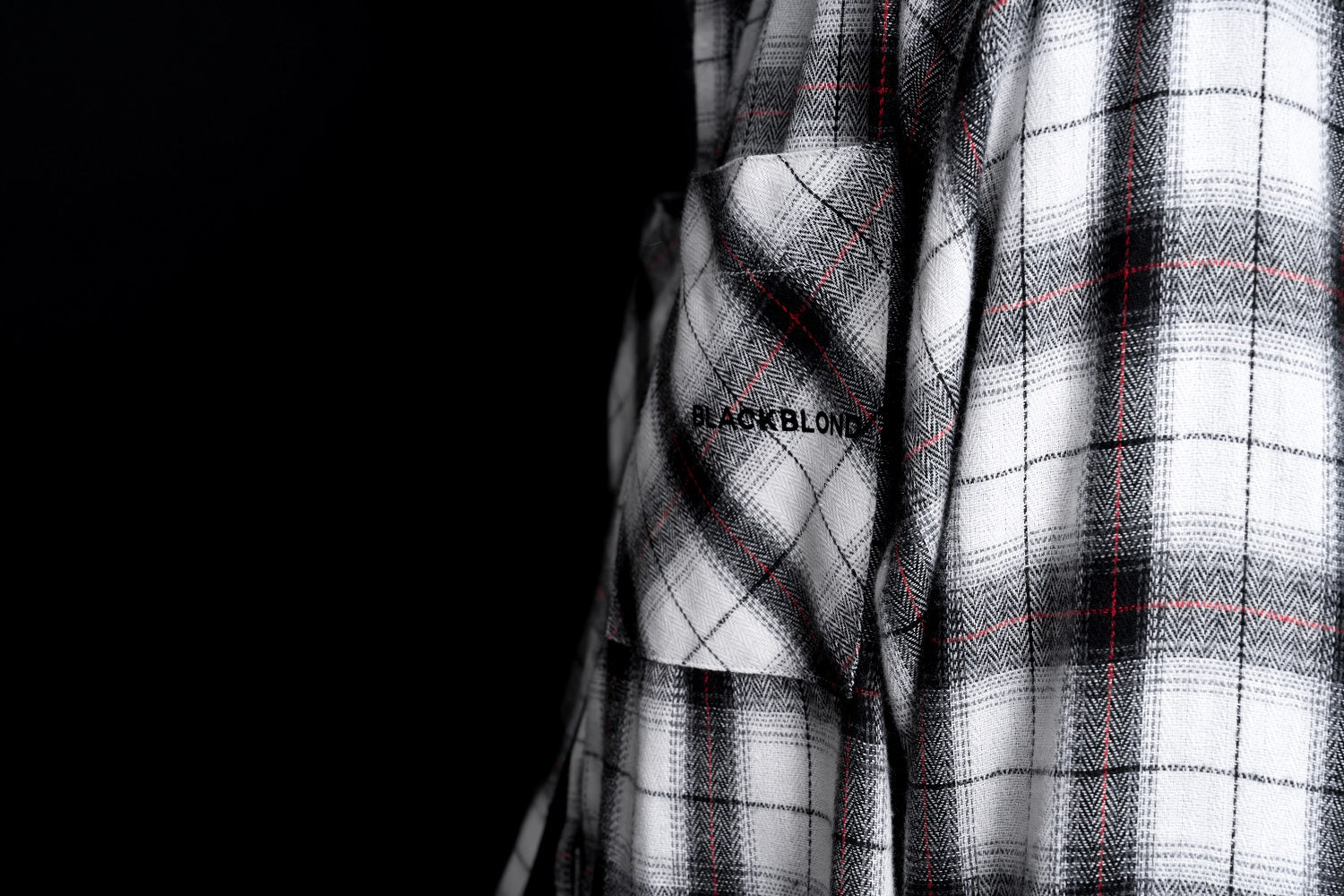 BBD Classic Logo Layered Check Shirt (White)