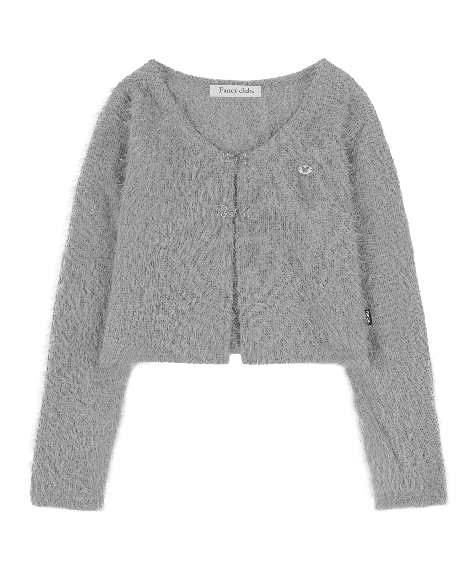 [NF] BOOKLE HOOK CARDIGAN (GRAY)_F23QZ264