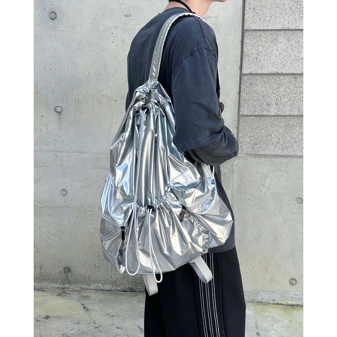 Glossy String Backpack