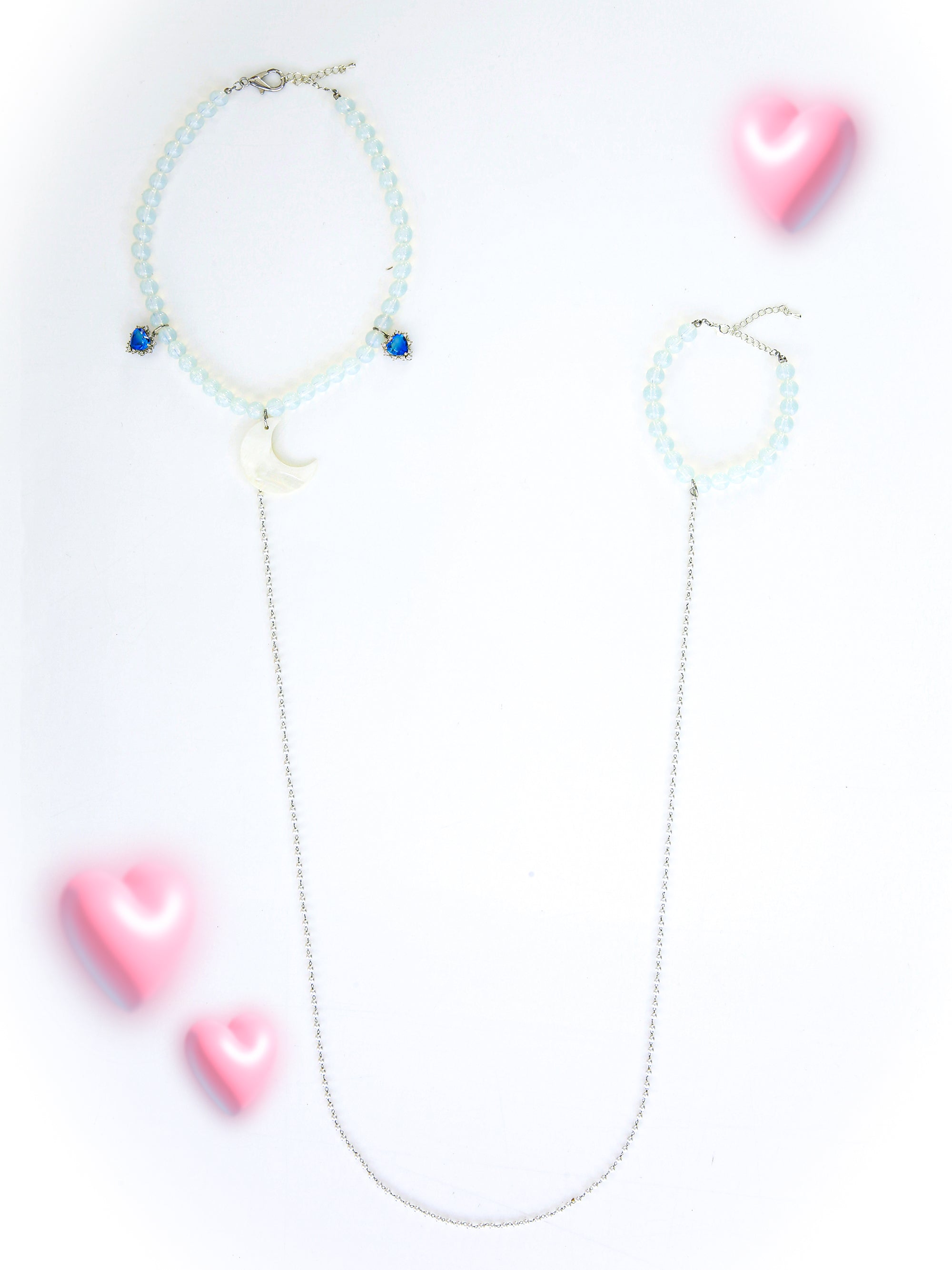 ミルキーネックレスコネクティドトゥーザブレスレット / Milky Necklace Connected to the Bracelet