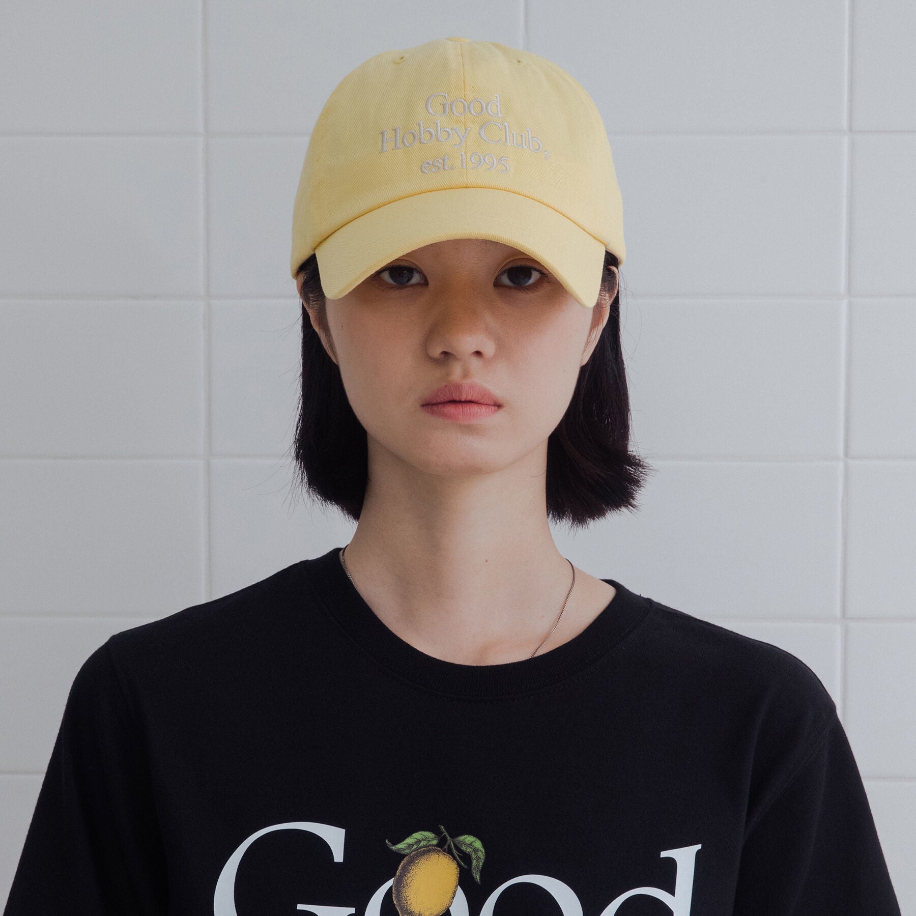 GHC WASHED BALL CAP_YELLOW