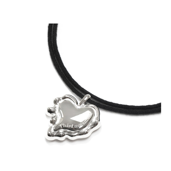 Big Melting Heart String Necklace