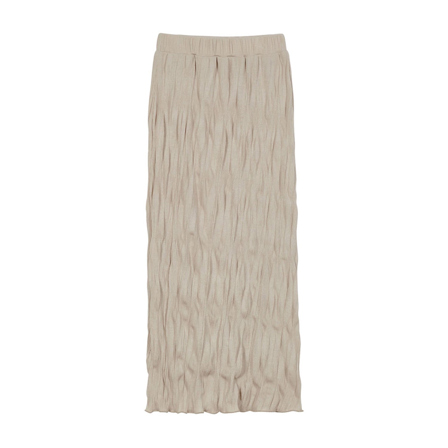 WAVY SKIRT (BEIGE)