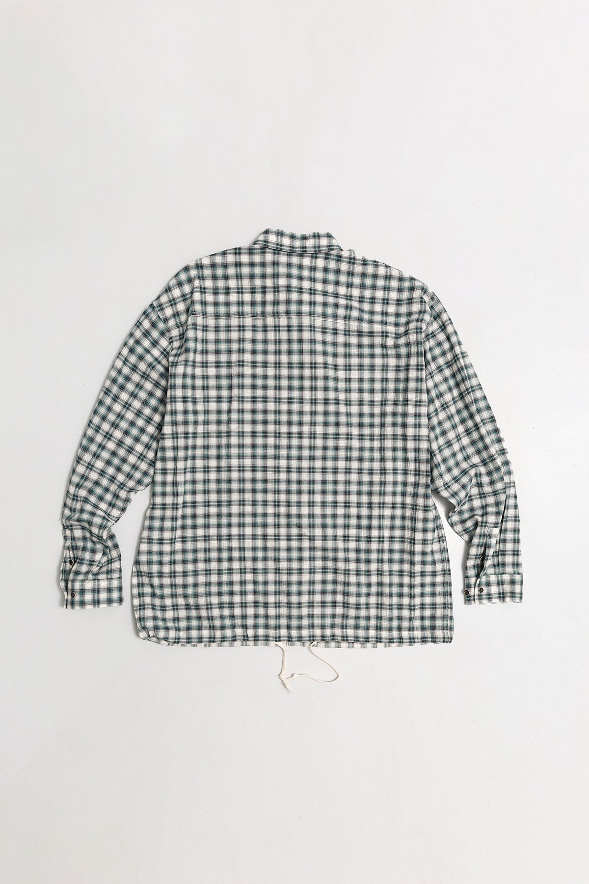 TARTAN POCKET SHIRKET(SHIRTS JACKET)-PERMANENT GREEN