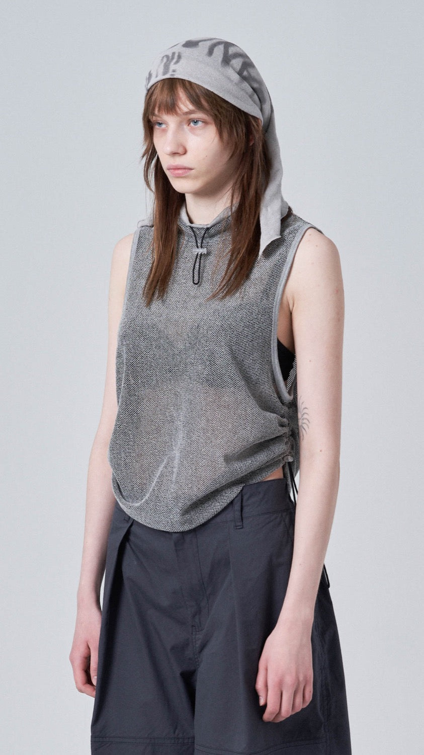 Mesh vest_light gray