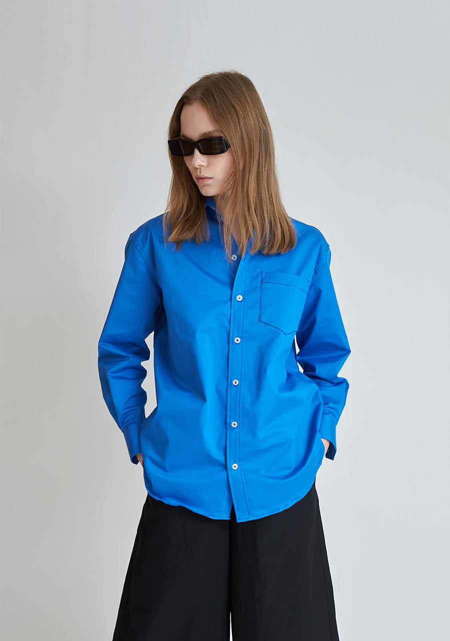 OVERFITTED POINT STITCH SHIRT