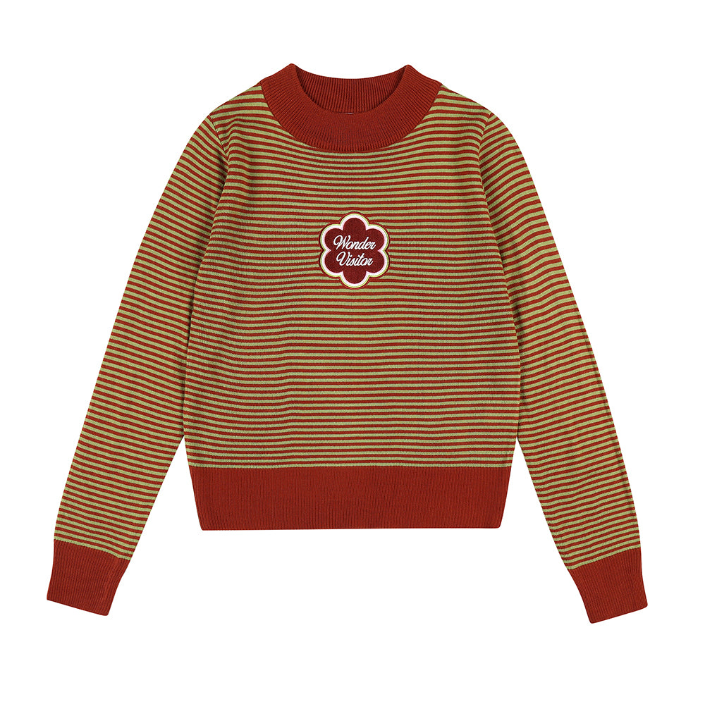 Stripe Slim Knit